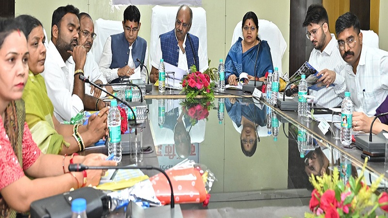 DMF को लेकर सांसद बृजमोहन अग्रवाल ने ली महत्वपूर्ण बैठक